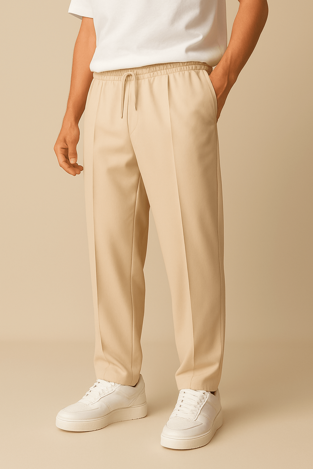 Notoria | Pleated Chino Trousers with Tailored Comfort Waist