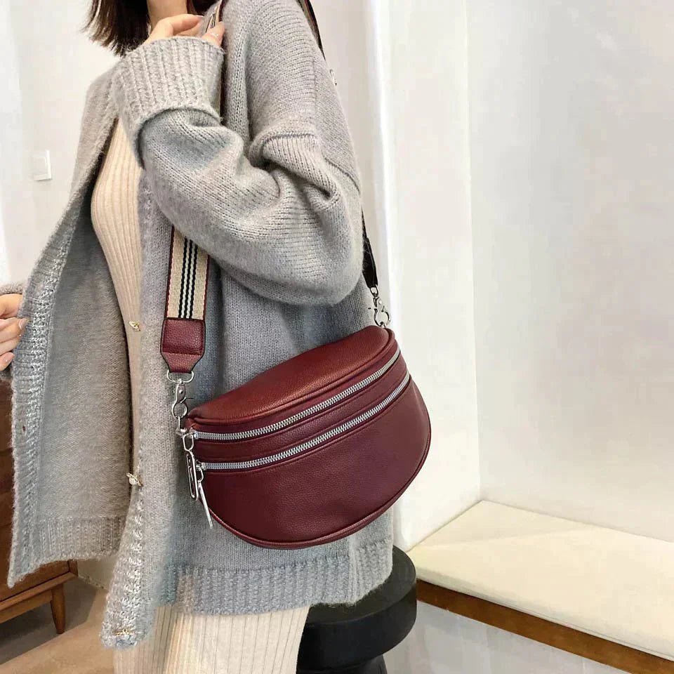 Notoría | Sabine – Women’s Shoulder Bag – Faux Leather – Structured Design – Adjustable Crossbody Strap