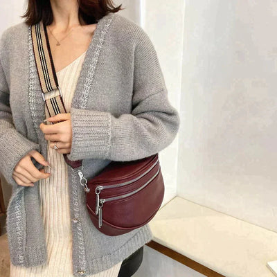 Notoría | Sabine – Women’s Shoulder Bag – Faux Leather – Structured Design – Adjustable Crossbody Strap