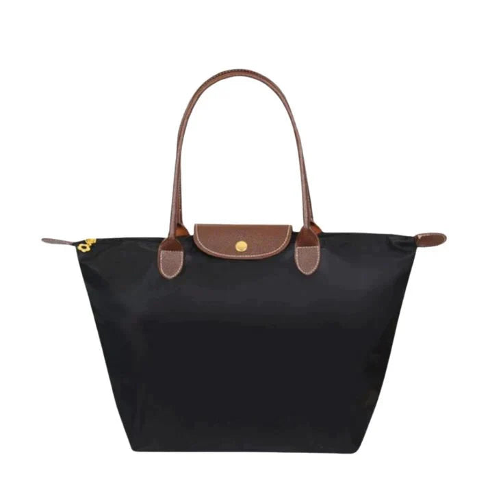Notoría | Solène – Elegance-Urban Women’s Handbag – Nylon Fabric – Spacious Design – Leather Handles – Button Closure