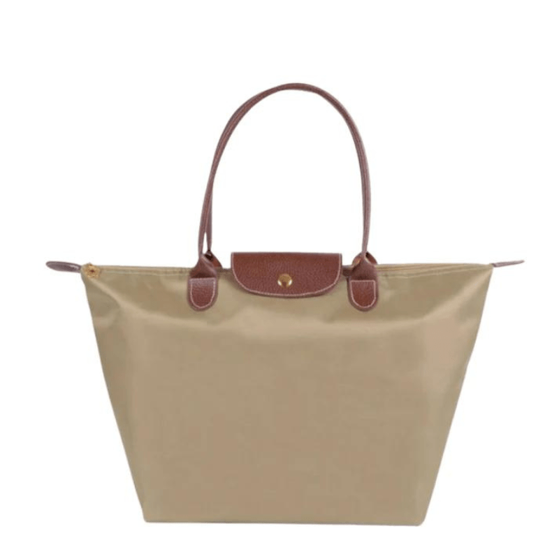 Notoría | Solène – Elegance-Urban Women’s Handbag – Nylon Fabric – Spacious Design – Leather Handles – Button Closure