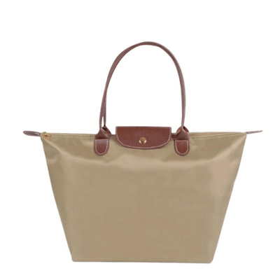 Notoría | Solène – Elegance-Urban Women’s Handbag – Nylon Fabric – Spacious Design – Leather Handles – Button Closure