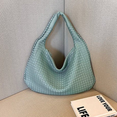 Notoría | Sólveig – Red Woven Shopper Bag for Women
