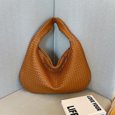 Notoría | Sólveig – Red Woven Shopper Bag for Women