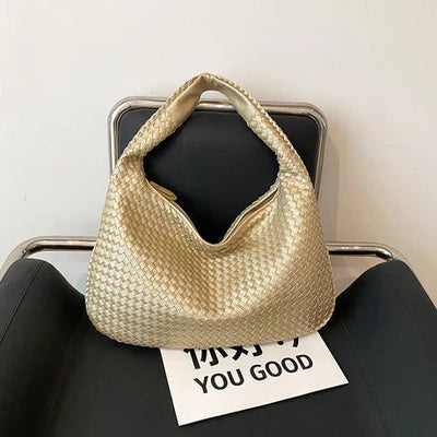 Notoría | Sólveig – Red Woven Shopper Bag for Women