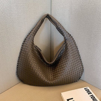Notoría | Sólveig – Red Woven Shopper Bag for Women