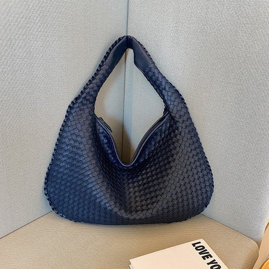 Notoría | Sólveig – Red Woven Shopper Bag for Women