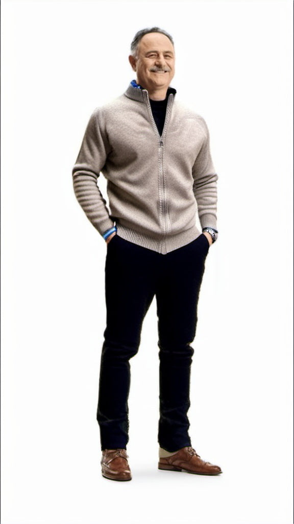 Lightweight Zip Jacket for Men — Modern & Versatile