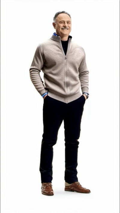 Lightweight Zip Jacket for Men — Modern & Versatile