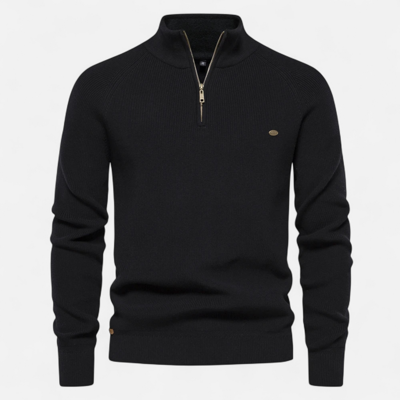 Men’s Cotton Zip Sweater – Refined Knitwear for the Season