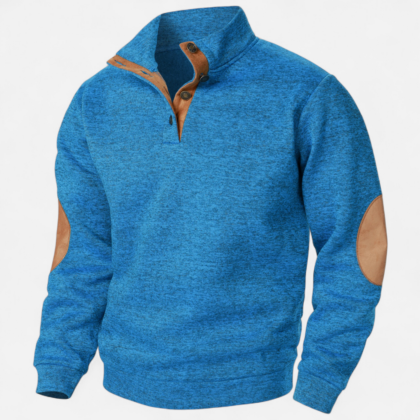 Men’s Knitted Sweater – Stand Collar Heritage Style