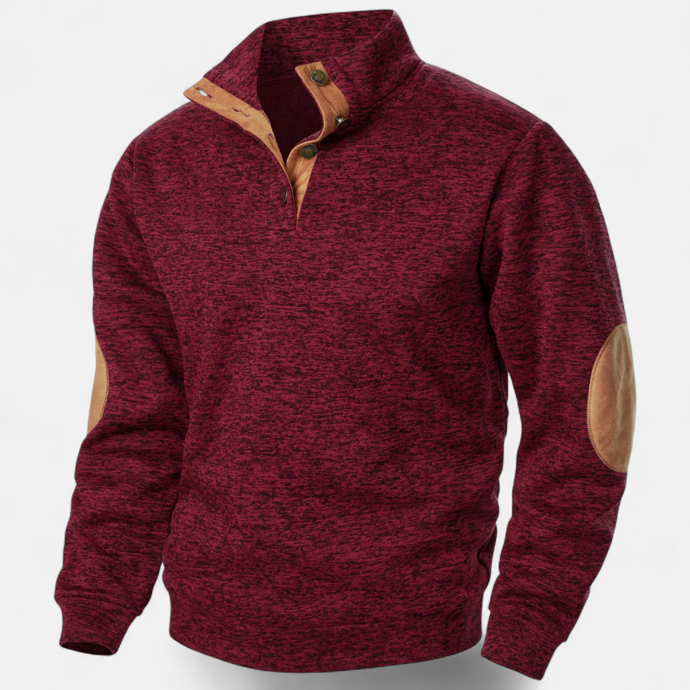 Men’s Knitted Sweater – Stand Collar Heritage Style