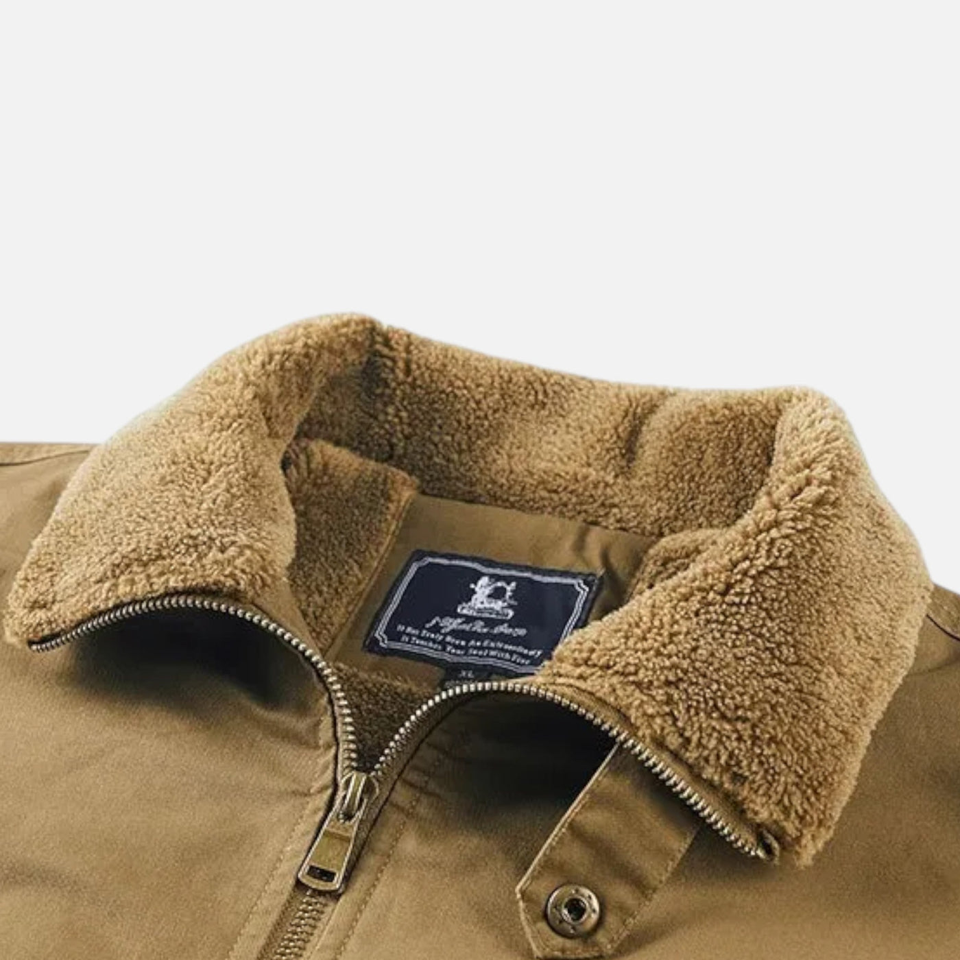 Men’s Casual Jacket – Refined Cotton & Lambswool Blend