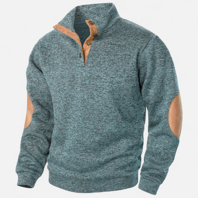 Men’s Knitted Sweater – Stand Collar Heritage Style