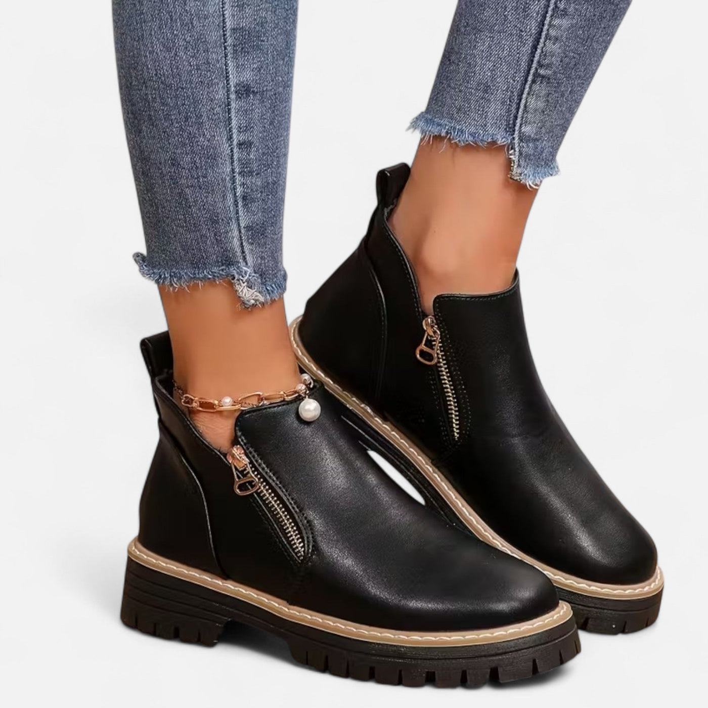 Women’s Chunky Sole Short Boots