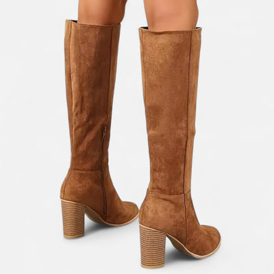 Women’s Long Boots – Equestrian Light Brown Elegance
