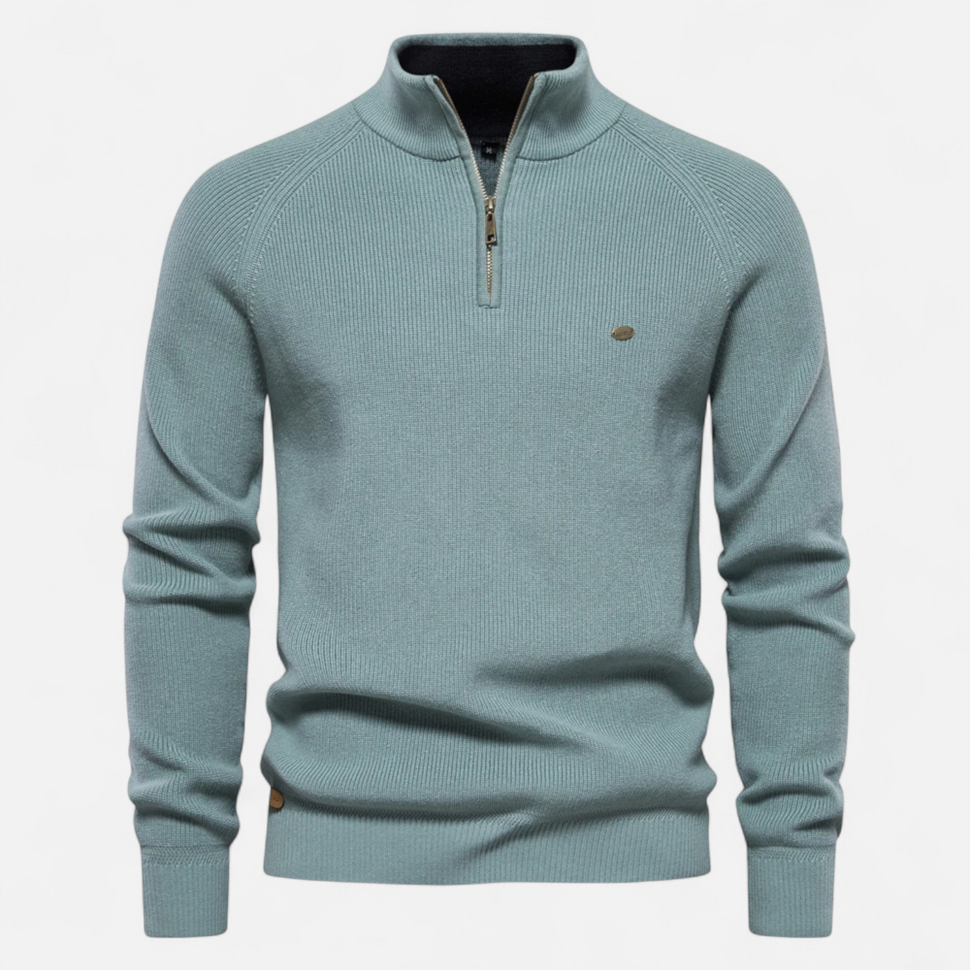 Men’s Cotton Zip Sweater – Refined Knitwear for the Season