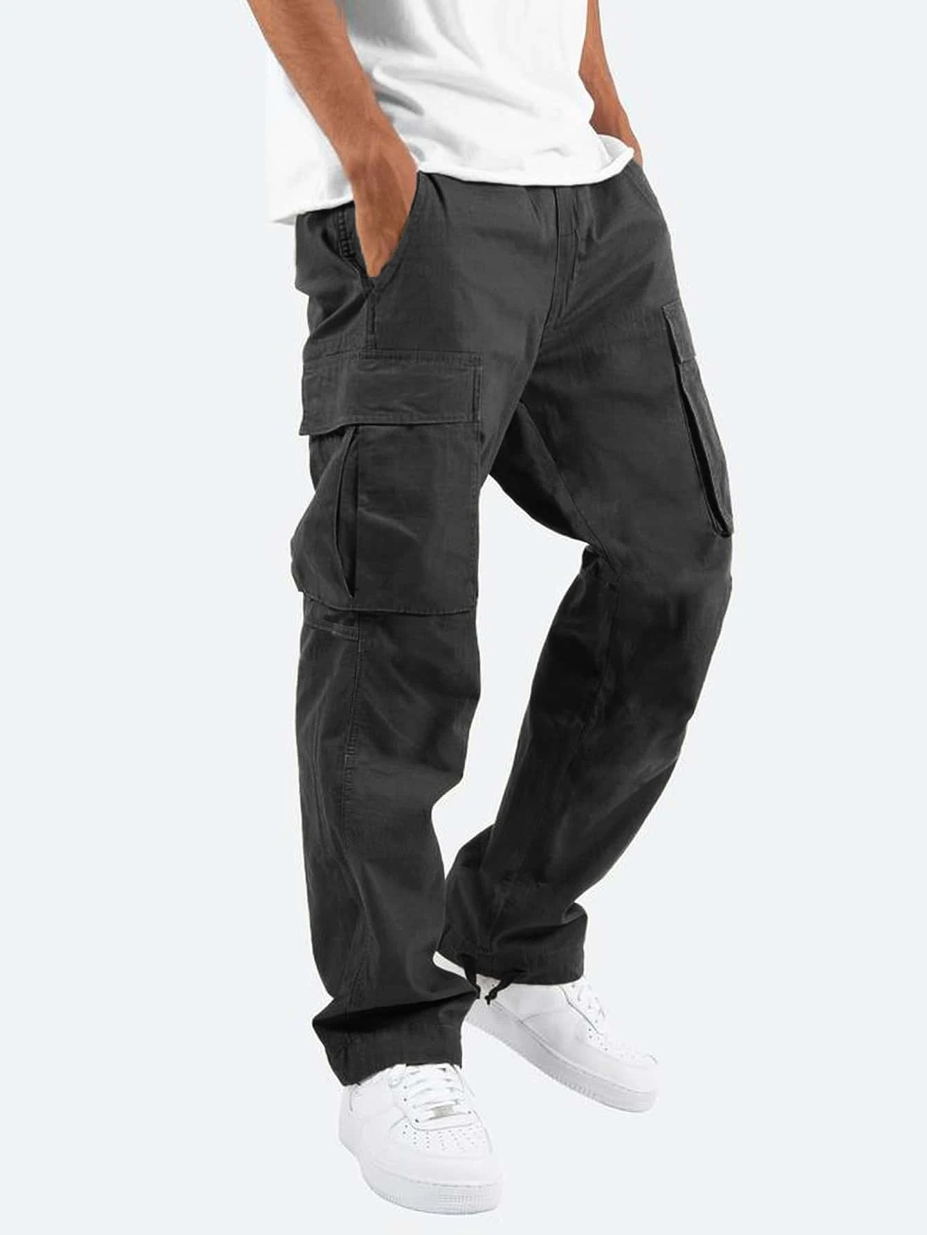 Cargo Trousers Comfortable Multi-Pocket Pants