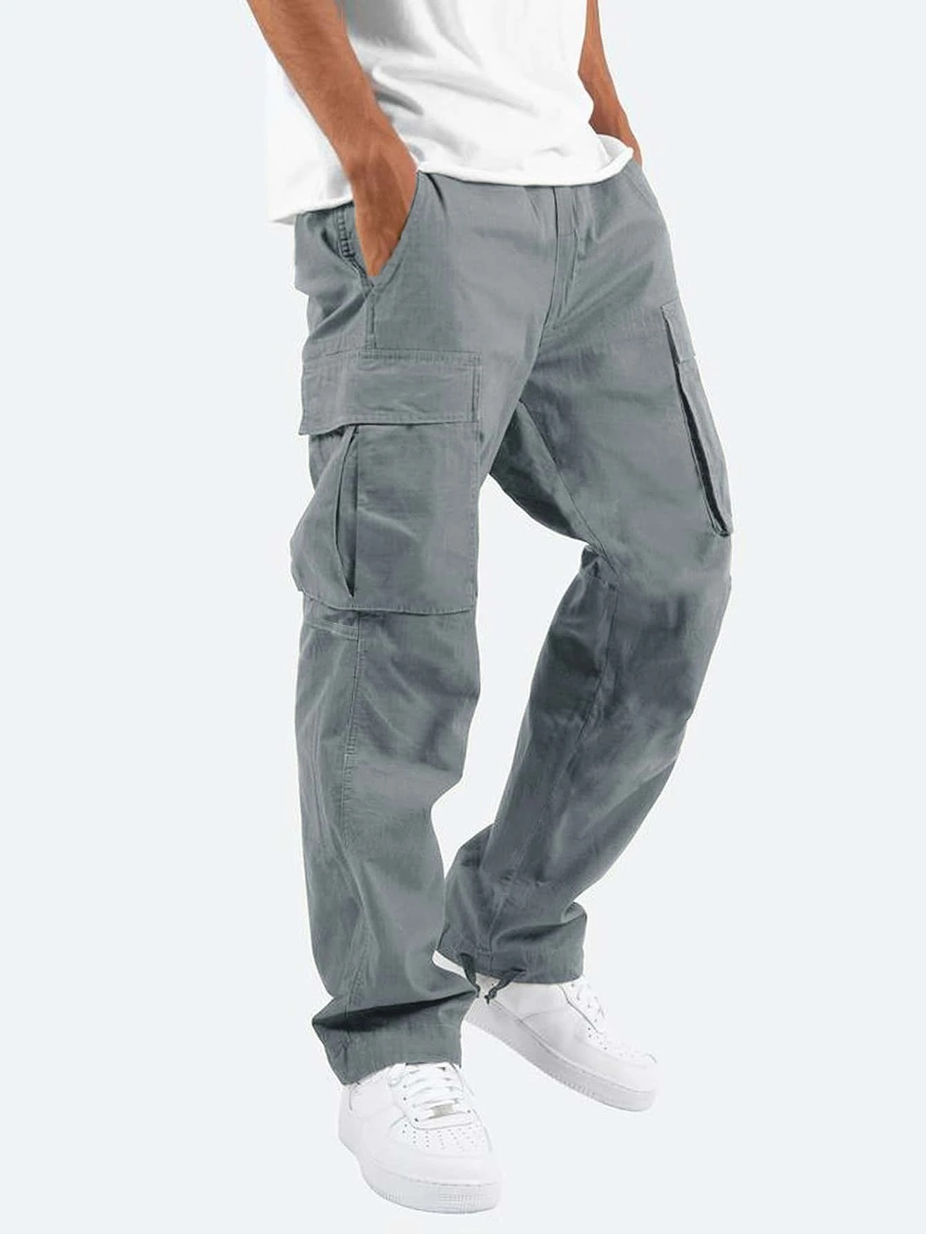 Cargo Trousers Comfortable Multi-Pocket Pants