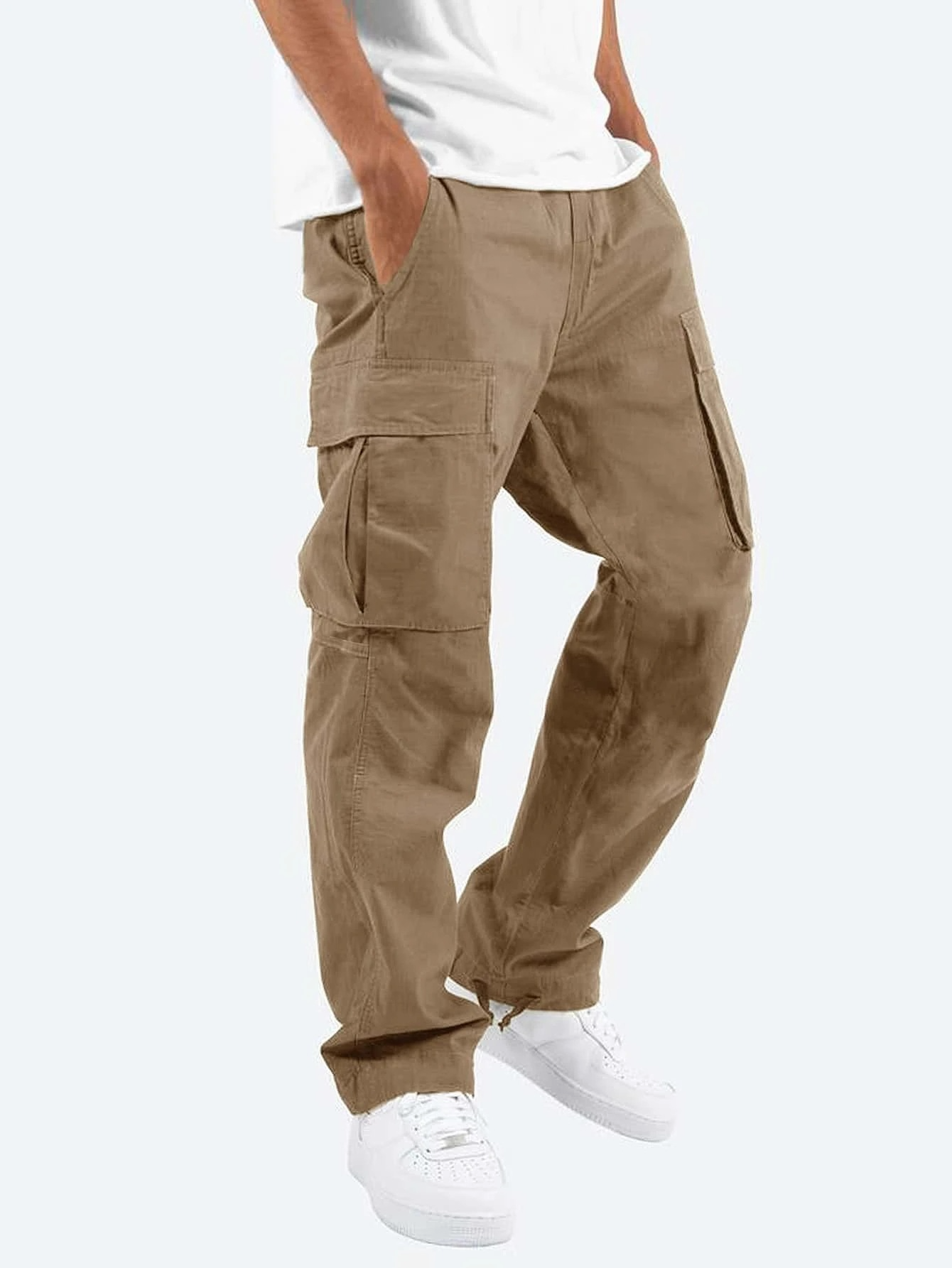 Cargo Trousers Comfortable Multi-Pocket Pants