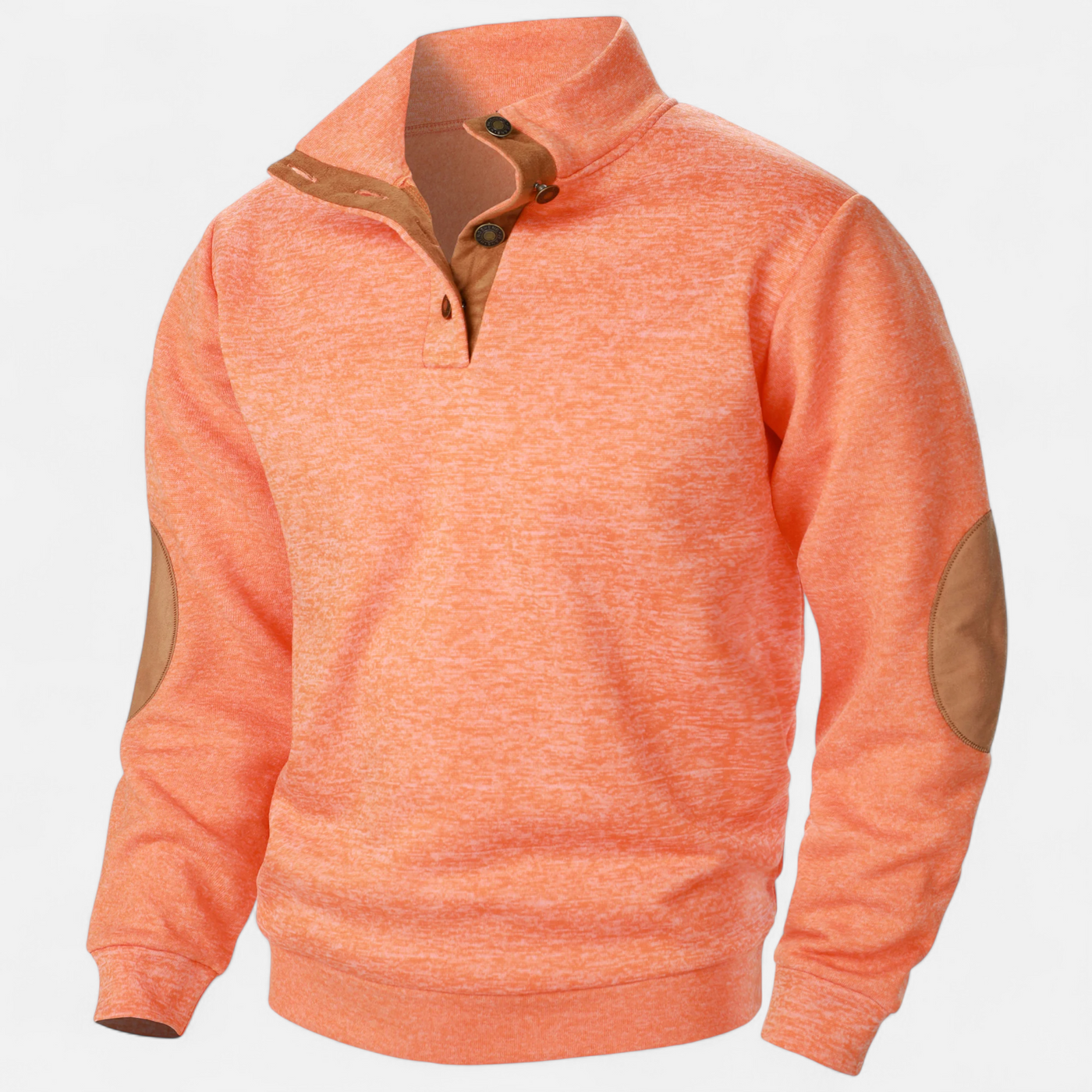 Men’s Knitted Sweater – Stand Collar Heritage Style