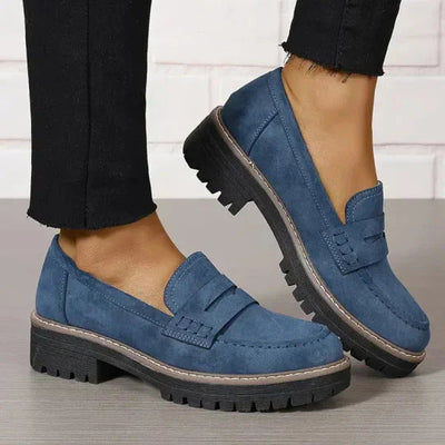 Clara - Platform Penny Loafers