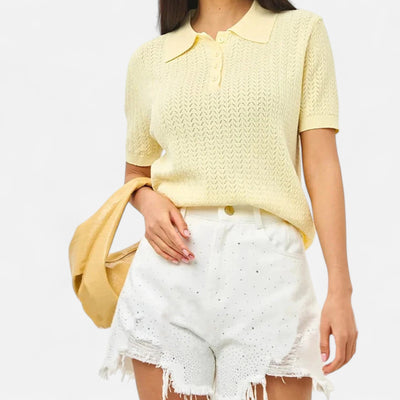 Women’s Elegant Knitted T-Shirt